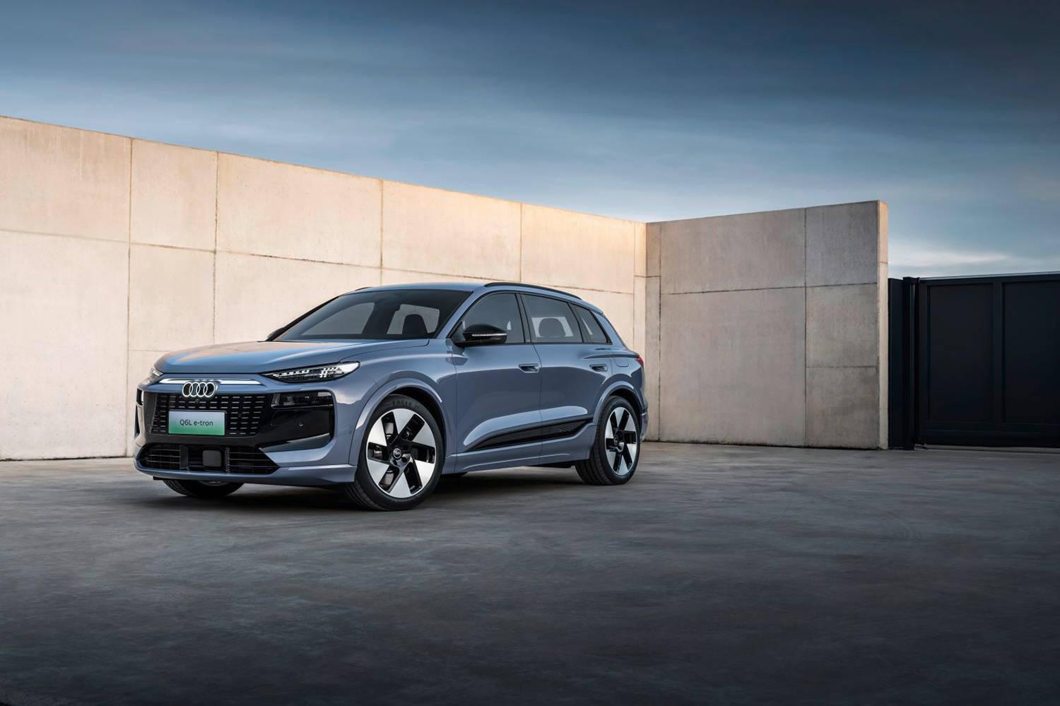 吾与纯电macan孰美 实拍奥迪q6l e-tron/2025交付