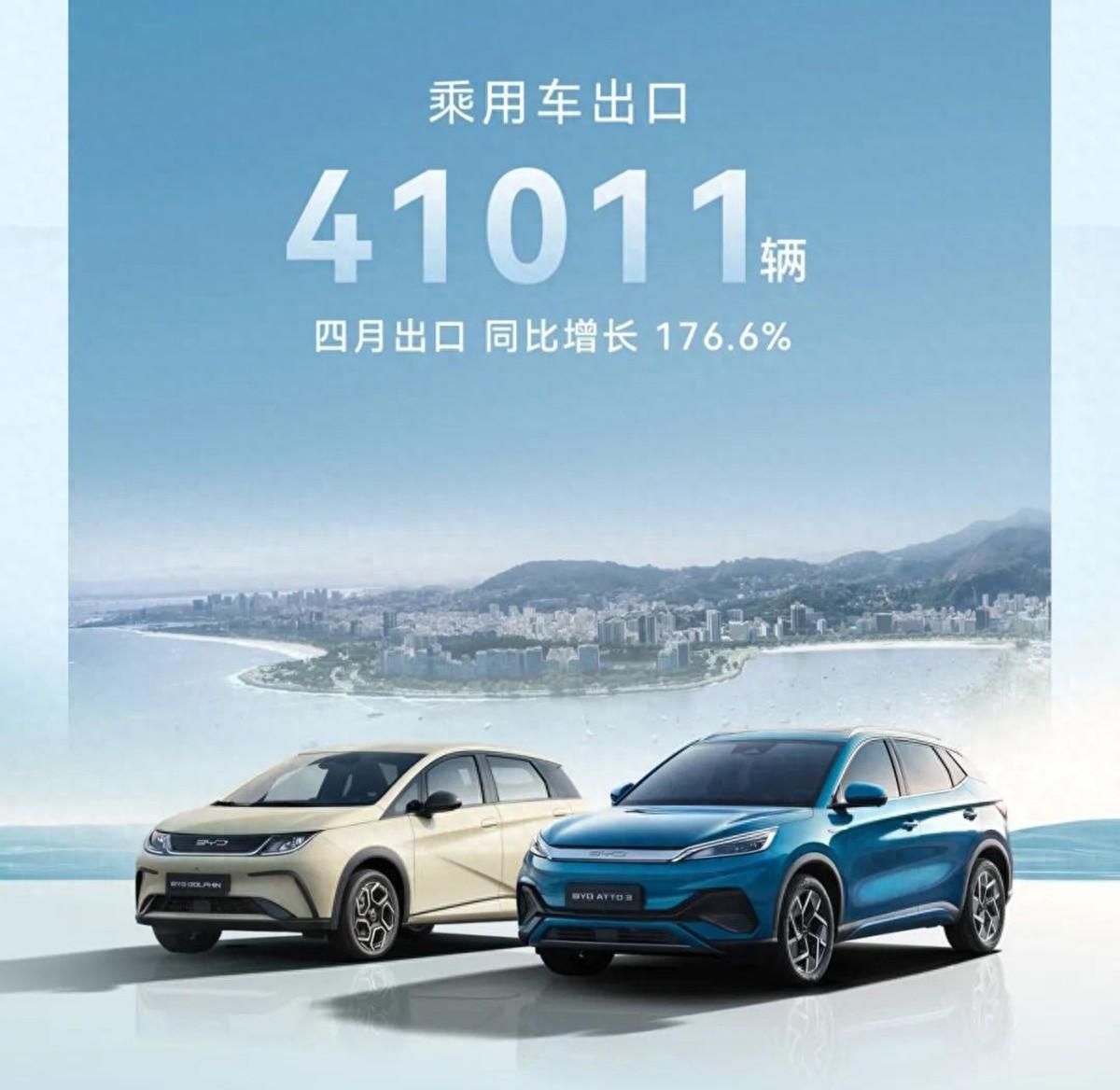 比亚迪4月份出口破4.1万辆,多圈层海外受众,圈粉英格兰大牌球星